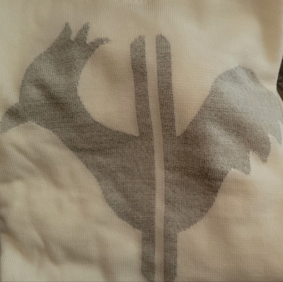 Rossignol Ski Classique Merino Wool Sweater Rooster Front Roll Neck Pullover - Picture 3 of 10